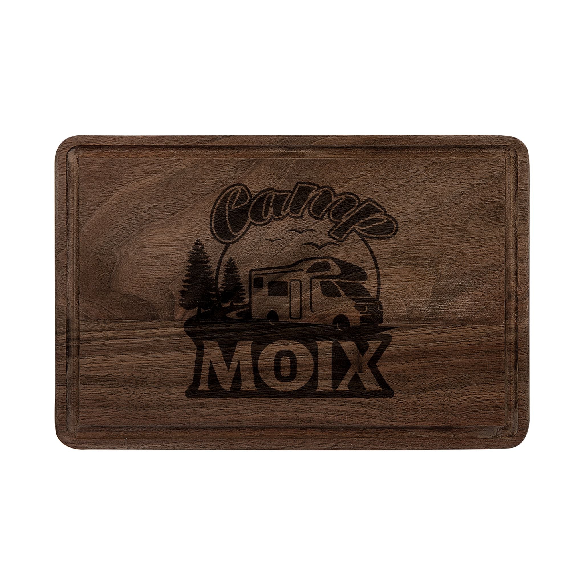 Engraved Camper Cutting Board — Personalized RV Camper Kitchen Gift