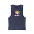 Retro RV Camping Tank Top — "Campy Moix" Stonewash Sleeveless Tee