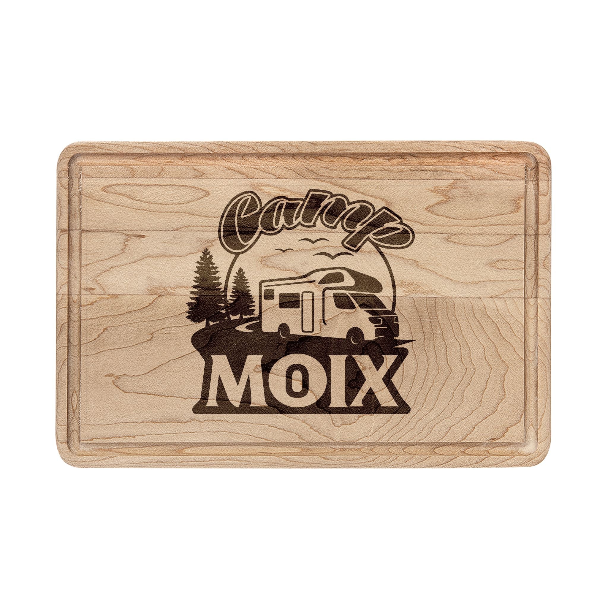 Engraved Camper Cutting Board — Personalized RV Camper Kitchen Gift