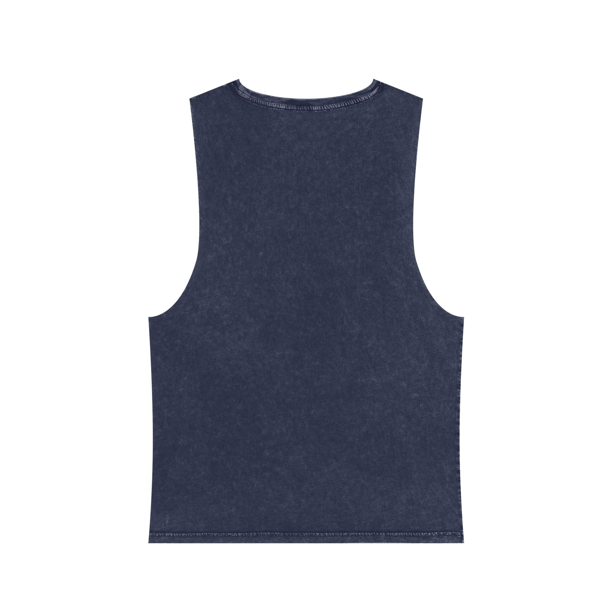 Retro RV Camping Tank Top — "Campy Moix" Stonewash Sleeveless Tee