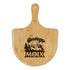 Personalized Bamboo Pizza Peel – Engraved Camper 'Camp Moix' Design