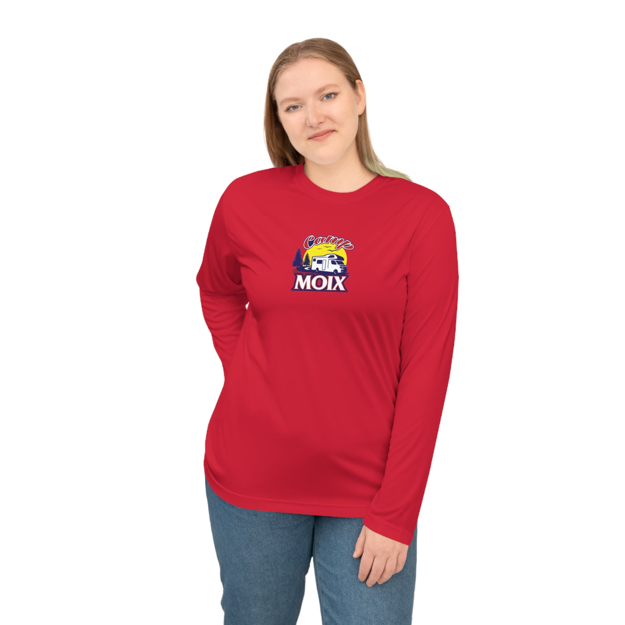 MOIX Retro Surf Logo Long Sleeve Performance Shirt