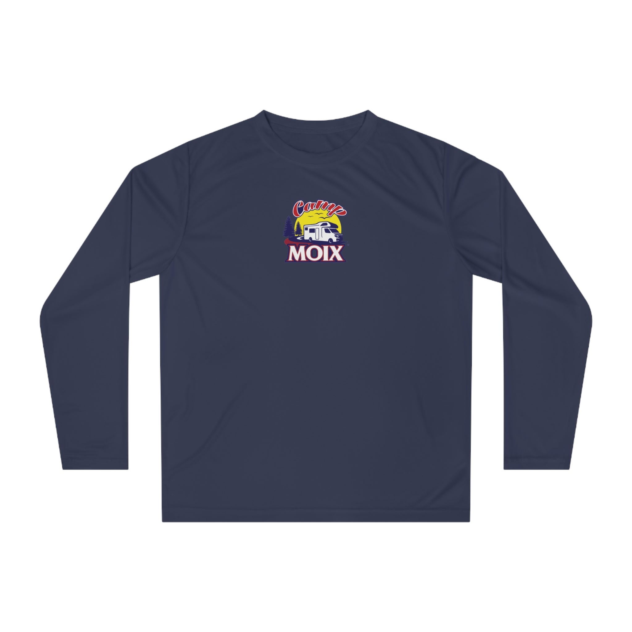MOIX Retro Surf Logo Long Sleeve Performance Shirt